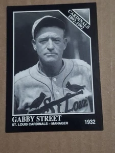1992 GABBY STREET CONLON SPORTNACHRICHTEN BASEBALL KARTE #652 STL CARDINALS MANAGER - Bild 1 von 2