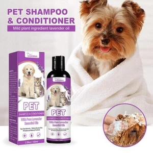 Haustier Shampoo & Conditioner für Hunde Katze Körperlotion Natürlicher H7V7 ν/ - Bild 1 von 14