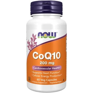 NOW Supplements, CoQ10 (Coenzyme Q10) 200 mg, Cardiovascular Health*, 60 Veg ... - Picture 1 of 9