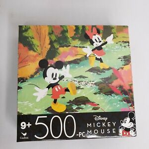 Disney Mickey Mouse and Minnie Mouse 500 Piece Puzzle 11”x 14''