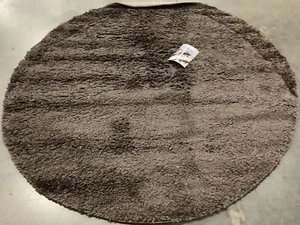 BROWN 5'-3" X 5'-3" Round Flaw in Rug, Reduced Price 1172667616 AUG900T-5R - Picture 1 of 3