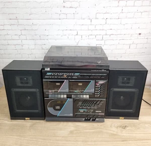 Vintage Amstrad CD X400 Stereo Impianto HiFi Giradischi, 2 Cassette, Radio, Retrò - Foto 1 di 24