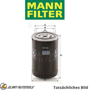 THE OIL FILTER FOR FIAT 1000 SERIES 1000 SERIES STAGE REAR 1500 2300 MAN FILTER
