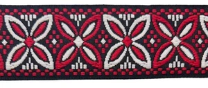 2" Jacquard gewebtes Band Borte - 9 durchgehende Yards! - Bild 1 von 2
