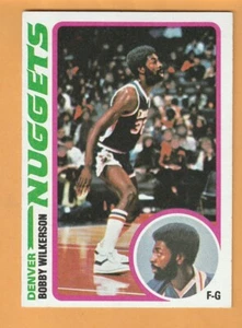 Bobby Wilkerson Denver Nuggets 1978-79 Topps #41 RC Indiana Hoosiers 11I - Picture 1 of 2