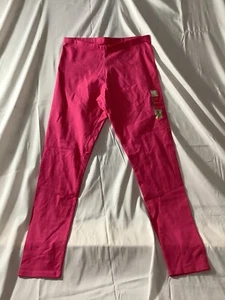 Faded Glory Leggings Girls XL 14-16 Pink Ankle pull on Valentines Day NEW - Picture 1 of 6