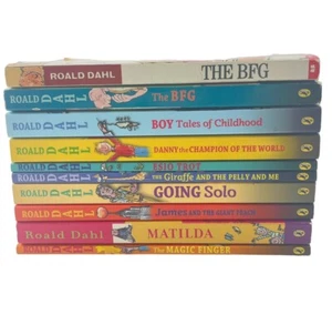 Roald Dahl Book Lot of 10 BFG Boy Tales Danny Esio Giraffe Solo James Matilda - Picture 1 of 6