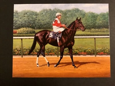 RUFFIAN photo Horse Racing 1975 COACHING CLUB AMERICAN OAKS - Image 1 of 2