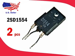 2SD1554 (2 pcs) Horizontal Output Transistor - Fast shipping w/Tracking - Picture 1 of 1