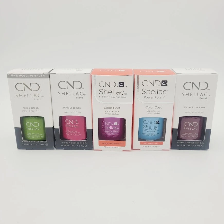 CND Shellac - Wählen Sie Ihre Farbe - M-R - Top, Base Coat, DURAFORCE, XPRESS5 - Bild 1 von 1