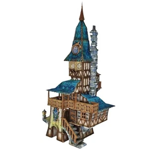 Mittelalter Uhrturm - The Frost 28mm Wargame RPG/AOS/LOTR/DnD 3D Gelände QP3D - Bild 1 von 6