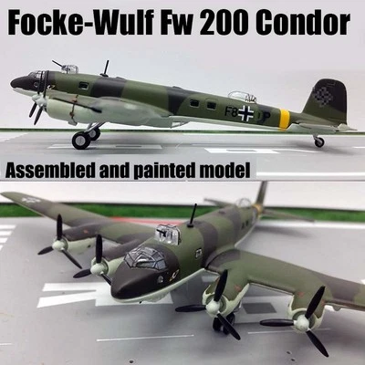 WWII German Fw 200 Condor monoplane aircraft 1/144 diecast plane Atlas Model - Image 1 of 4