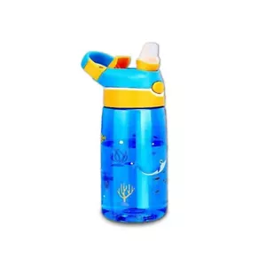 Best Kids Water Bottle Leakproof BPA Free Plastic Water Bottle 12 oz with Silico - Picture 1 of 5