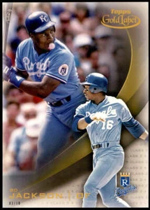 Bo Jackson 2016 Topps Gold Label 5x7 Clase 2 Oro #16/10 Reales - Imagen 1 de 2
