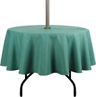 Outdoor Tablecloth Wrinkle Free Stain Resistant Waterproof Polyester Fabric