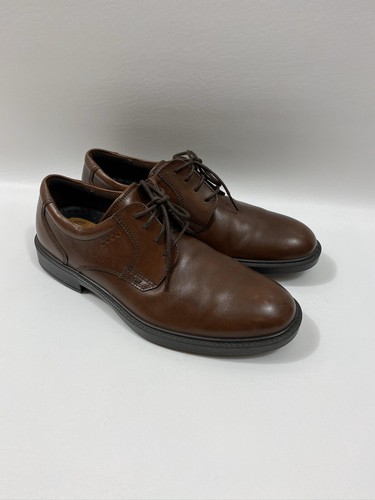 #311 Oxford ECCO punta tonda in pelle marrone taglia 44