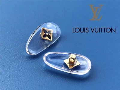 Almohadillas nasales de repuesto para gafas de sol Louis Vuitton LV doradas atornilladas Foto 1 de 4