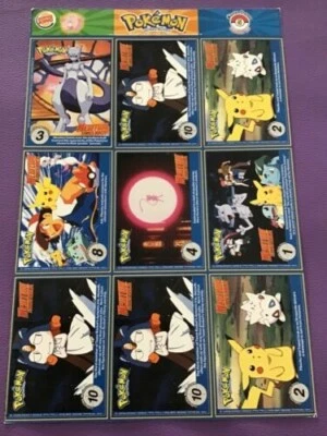 Lote de cartas Pokémon serie #5 Poke Trivia Burger King Mewtwo Strikes Back 1998 Foto 1 de 3