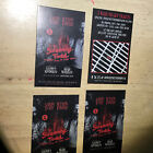 Sweeney Todd Musical Broadway NYC, AARON TVEIT SUTTON FOSTER,LOT of 4 Mini FLYER