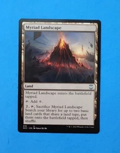 1x Myriad Landscape New Capenna Commander Mtg Magic Card Colorless Mana Land 416 - Picture 1 of 2