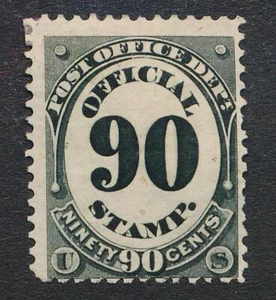 UNITED STATES (US) 056 UNUSED FINE+ NO GUM 90c OFFICIAL - Picture 1 of 1