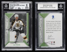 2001 ITG Ultimate Memorabilia 2nd Edition Game Used Jersey /50 Bill Guerin BGS 8