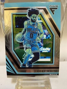 🔥🔥🔥2022-2023 Panini Flux Silver Prizm Coby White Chicago Bulls💥💥💥