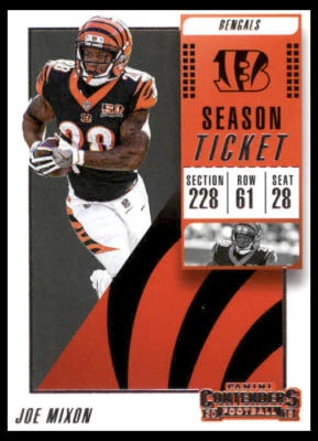 2018 Panini Contenders #80 Joe Mixon Cincinnati Bengals - Image 1 of 2