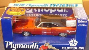 JE124 RC2 1970 Plymouth Superbird 1:18 Burnt Orange  LE 1 of 1000 - Picture 1 of 8