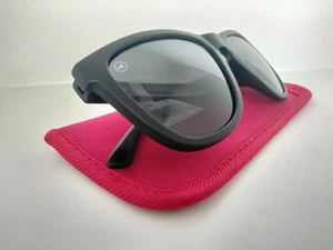 Knockaround sunglasses Premiums Matte Black Grey Polarized w/Case - Picture 1 of 11
