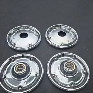 OEM 67-72 69 70 Chevy GMC Truck K10 K5 Blazer 4x4 15” Hubcap Wheel Covers SET - Picture 1 of 18