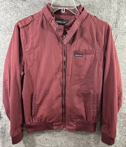 Vintage Members Only Jacket M Maroon 80s Miami Vice Don Johnson Retro Vibe - Picture 1 of 10