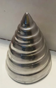 Schöne Edelstahl Trochus Muschel Statue Briefbeschwerer Wohndeko Display - Bild 1 von 10