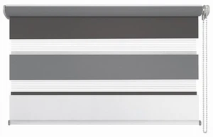 buchheister Rollo DUO anthrazit 140x160cm BH 140x160 cm grau - Bild 1 von 1