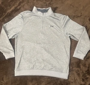 Under Armour ColdGear Herren Quarter-Zip Pullover Sweatshirt Grau Langarm XXL - Bild 1 von 14