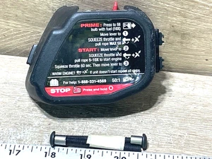Craftsman WS2200 Trimmer Air Filter, Cover, Back Choke Plate USED A1 - Picture 1 of 4