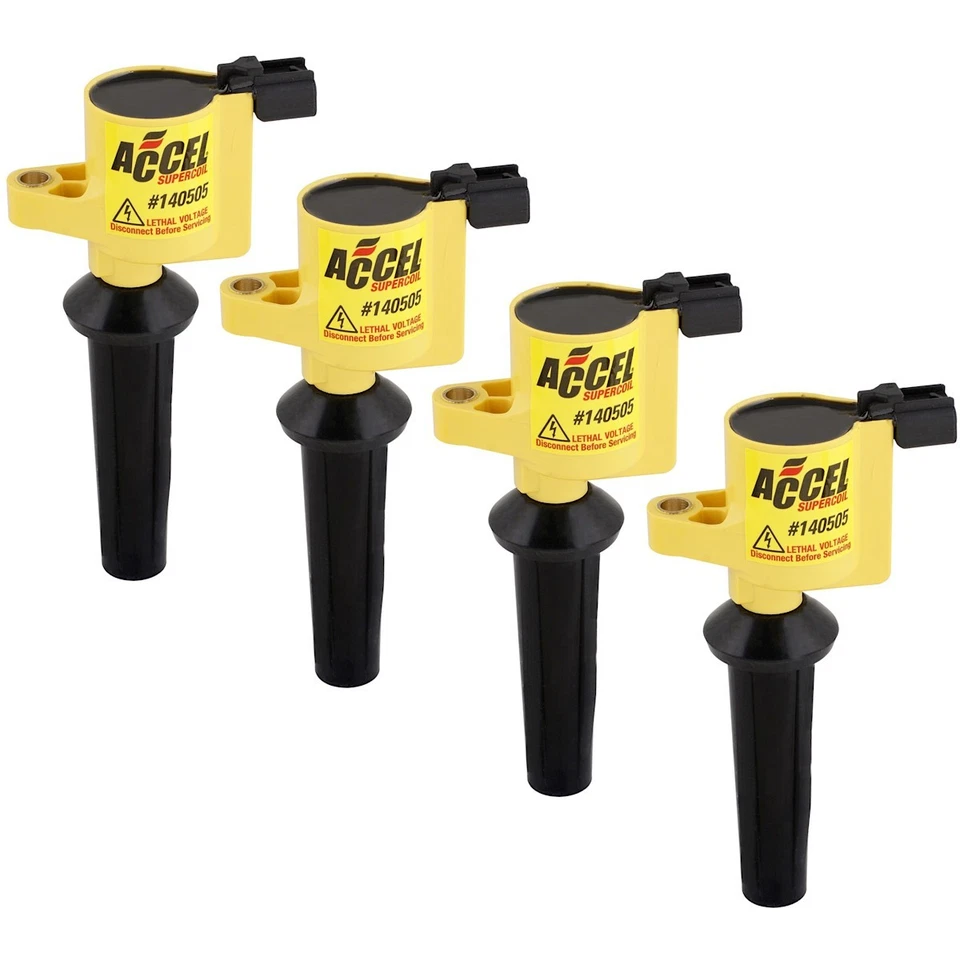 Juego de 4 bobinas de encendido Accel 140505-4 para Ford Transit Connect Escape Mariner Foto 1 de 1