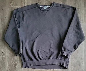 Vintage 90s Russell Athletic Pro Cotton Crewneck Sweatshirt Black 2XL XXL - Picture 1 of 7