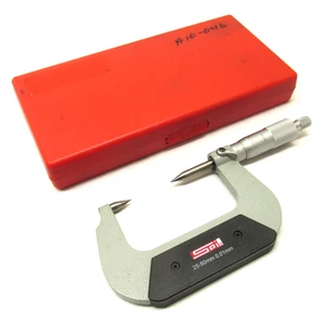 SPI 25mm to 50mm CARBIDE-TIPPED POINT MICROMETER - .01mm - #14-071-5 - Picture 1 of 5