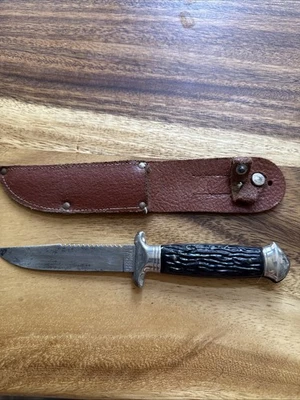 Vintage Colonial Prov. USA Fixed Blade Hunting Knife - Image 1 of 2