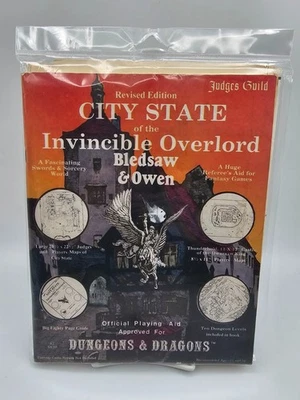 City State Of The Invincible Overlord 1977 Revised Edition w/Maps - D&D - Image 1 of 4