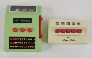 1970s Waco Slot Machine & Mini Draw Poker Handheld Games Battery Operated - Picture 1 of 10