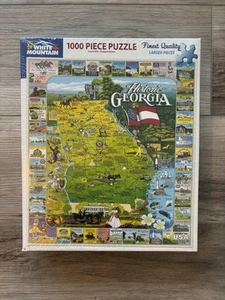 Puzzle Montagna Bianca 1000 pezzi Georgia storica nuovo mai aperto #151 - Foto 1 di 3