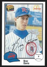 1989 1990 1991 Kodak  Peoria Chiefs Team Issue Minor League baseball card - PICK