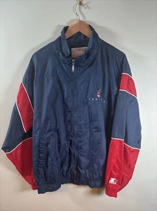 Vintage Starter Genuine Merchandise Cleveland Indians Windbreaker Jacket Xl MLB - Picture 1 of 8