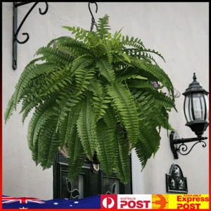 rtificial Faux Fake Boston Fern Plants House Outdoor Garden Home hotel Decor au! - Picture 1 of 13