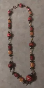 Collar vintage boho folk hippie con cuentas - Imagen 1 de 4