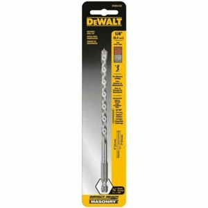 🔥Genuine DeWalt Impact Ready 6" 1/4 Masonry Drill Bit 1/4" Hex DWA5102 New🔥 - Picture 1 of 1