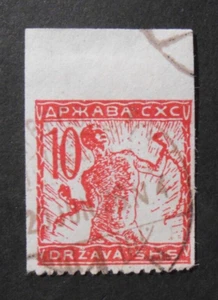 JUGOSLAVIA ,JUGOSLAVIJA STATO SHS 1919 Slovenia "E Lubiana" 10H USED variante - Picture 1 of 1