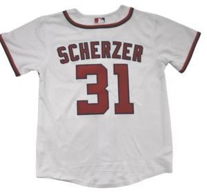 Washington Nationals Nike MLB Youth Boys Max Scherzer Cool Base Jersey NWT M - Picture 1 of 8